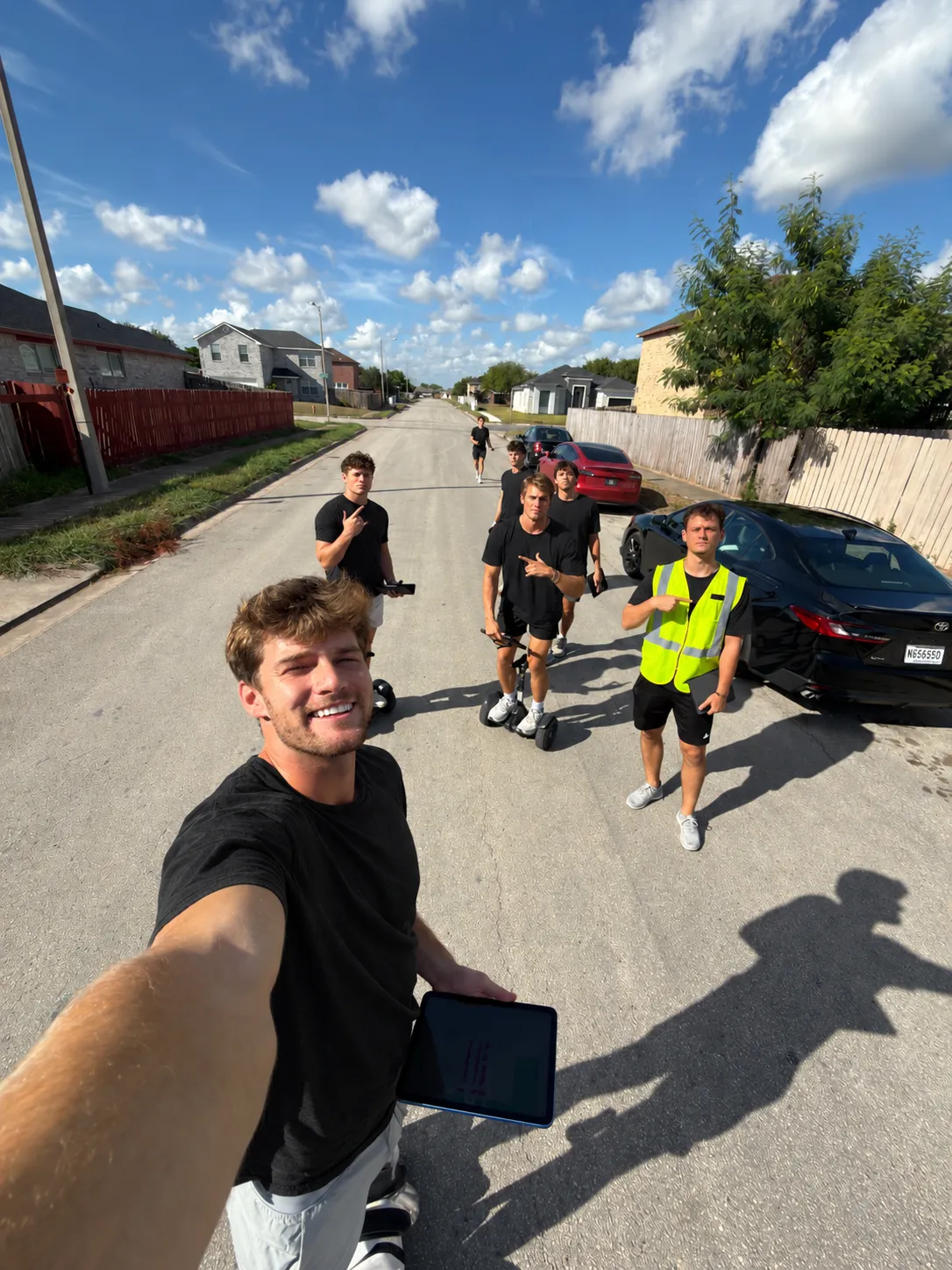 The MAXD team out on a neighborhood street during a blitz